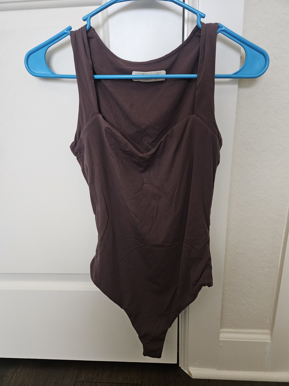 Basic Brown Sleeveless Bodysuit
